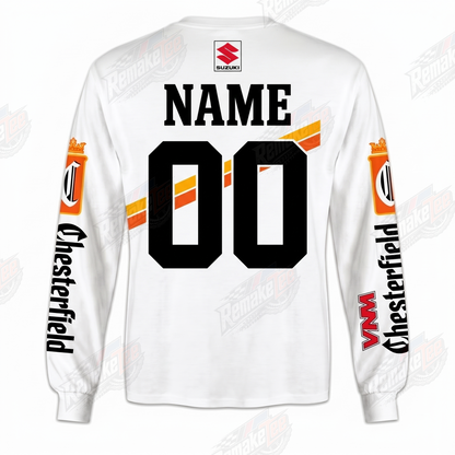 Chesterfield Suzuki vintage VMX racing jersey - alternate product view