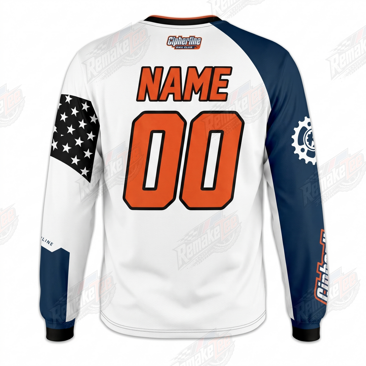Cipherline BMX Club vintage racing jersey - alternate product view