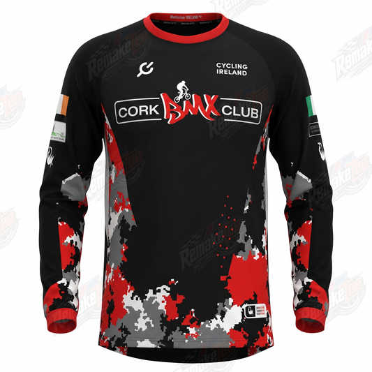 Cork BMX Club vintage racing jersey - product view