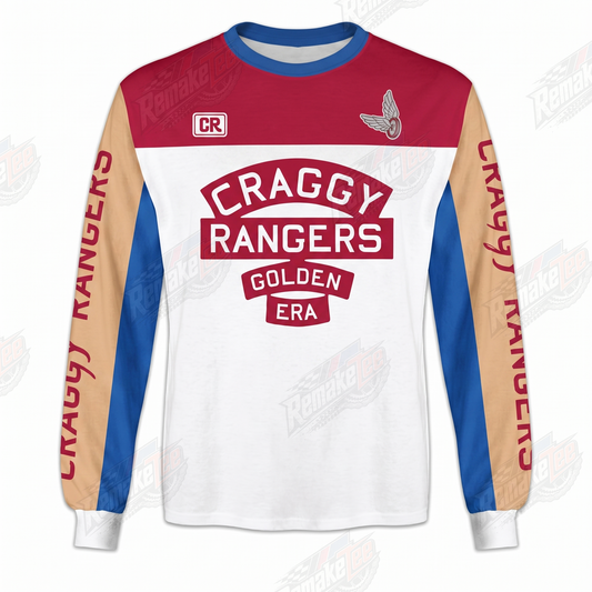 Craggy Rangers Golden Era vintage BMX racing jersey - product view