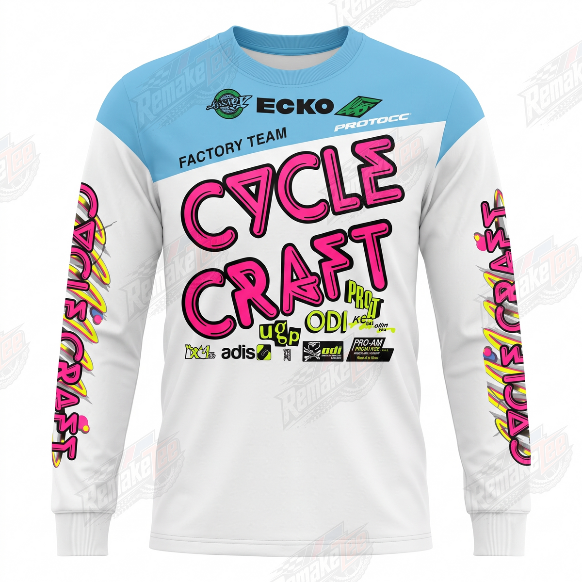 Cycle Craft Factory Team vintage BMX racing jersey - product view