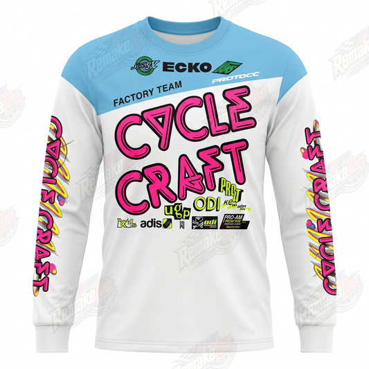 Cycle Craft Factory Team vintage BMX racing jersey - product view