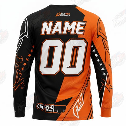 D4 Racing Factory Team vintage BMX racing jersey - alternate product view