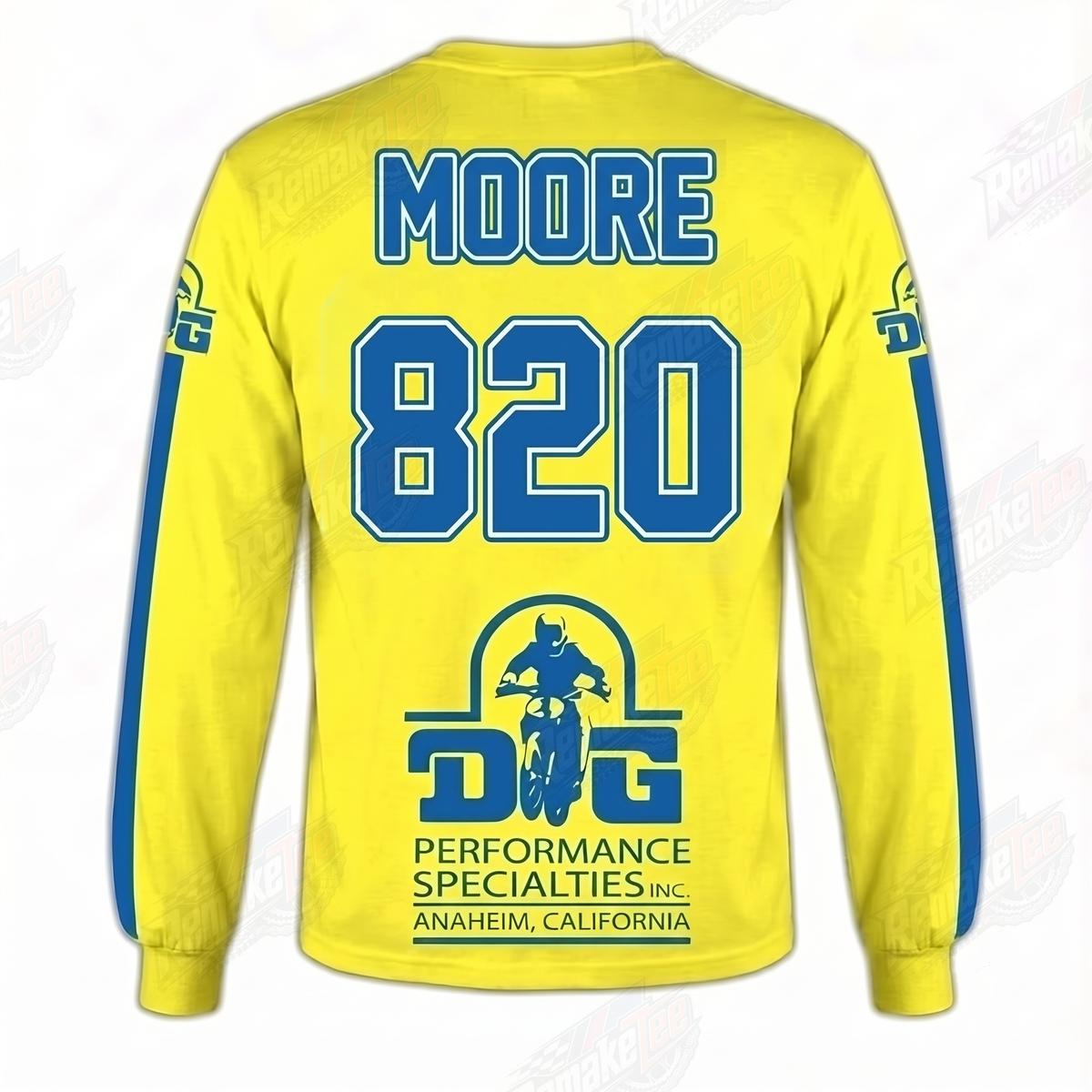 DG Dunlop Bell PJ1 Champion Scott Usa NGK vintage VMX racing jersey - alternate product view