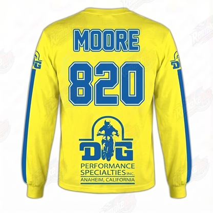 DG Dunlop Bell PJ1 Champion Scott Usa NGK vintage VMX racing jersey - alternate product view