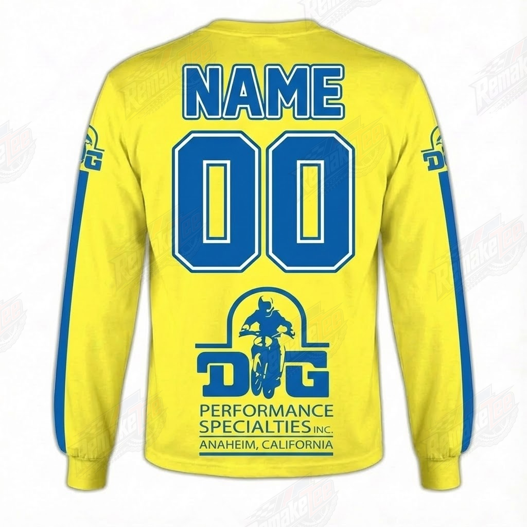 DG Dunlop Bell PJ1 Champion Scott Usa NGK vintage VMX racing jersey - alternate product view