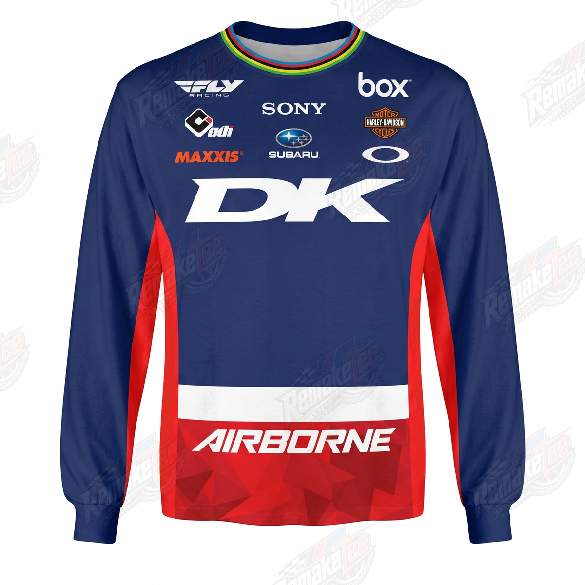 DK Airborne vintage BMX racing jersey - product view
