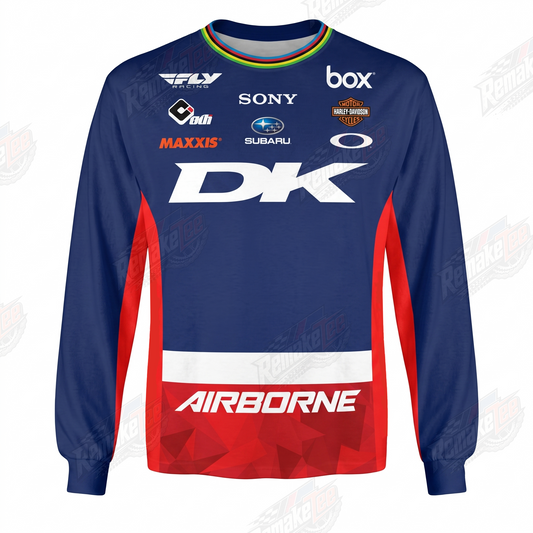 DK Airborne vintage BMX racing jersey - product view