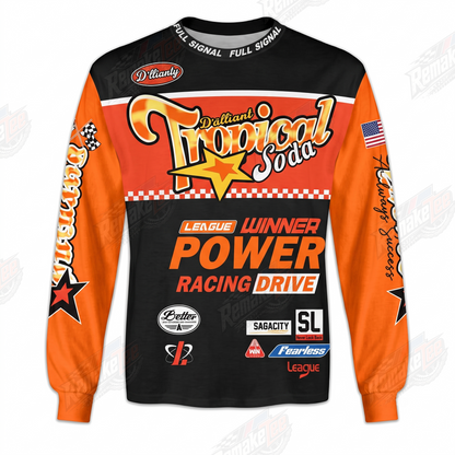 D’alliant Tropical Soda Power Racing Drive vintage VMX racing jersey - product view