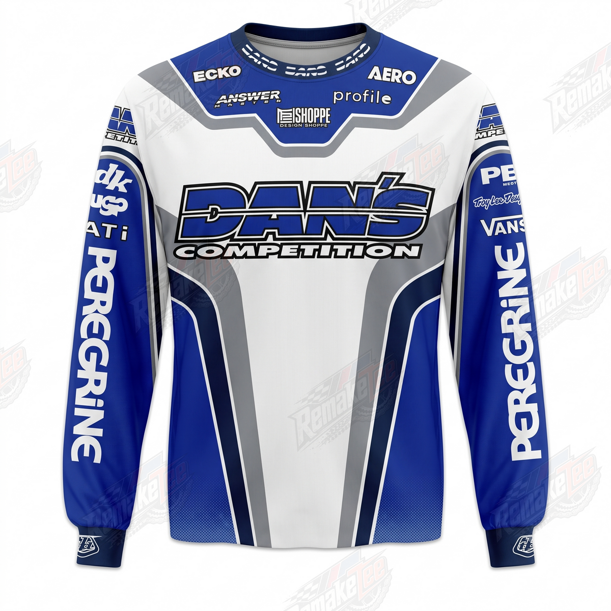Dan's Competition vintage BMX racing jersey - product view