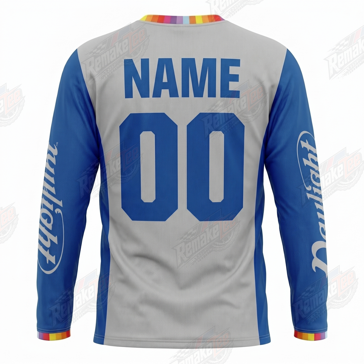 Daylight USA Blue Gray vintage BMX racing jersey - alternate product view