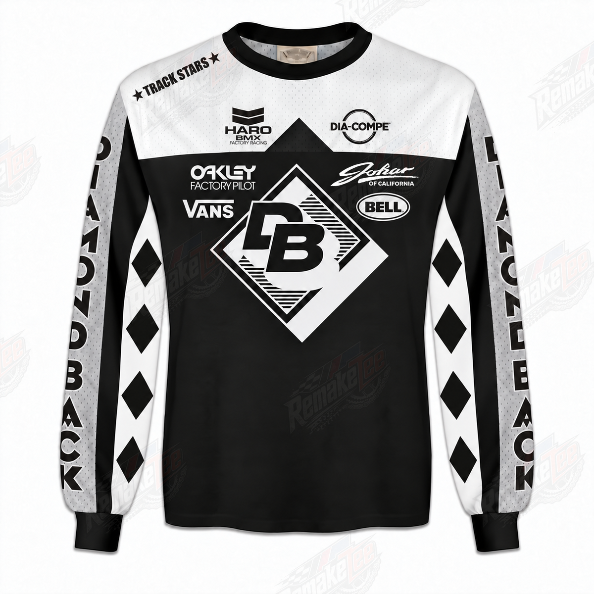 Diamondback Oakley Vans Haro Dia Compe Bell vintage BMX racing jersey - product view