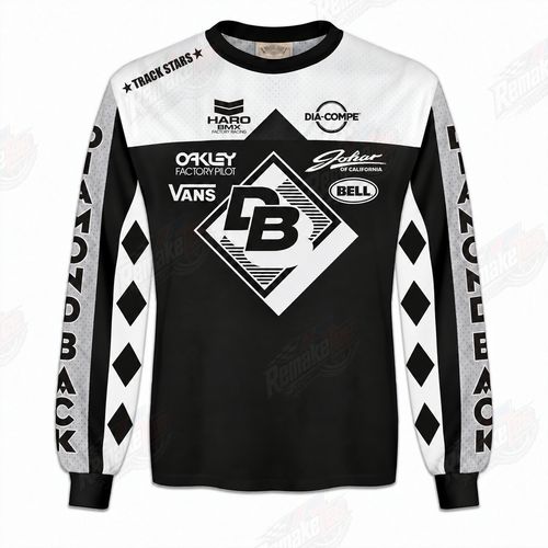 Diamondback Oakley Vans Haro Dia Compe Bell vintage BMX racing jersey - product view