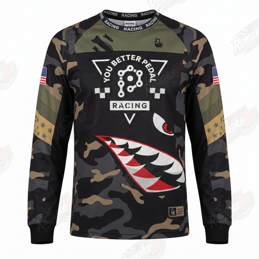 Do Better Be Better Racing vintage BMX racing jersey - product view
