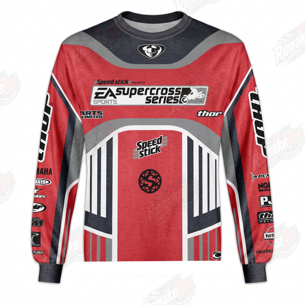 EA Supercross Series Speed Stick Thor vintage VMX racing jersey - product view