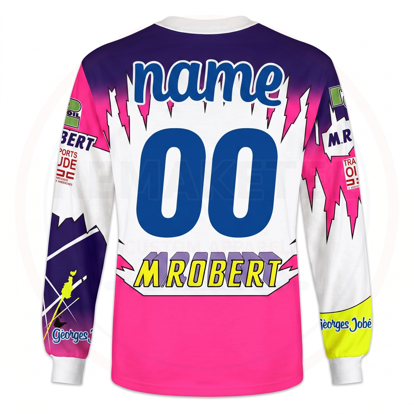 RemakeTee Echo Pirelli Scott Usa HRC Custom Vintage Retro VMX Racing Jersey 1289