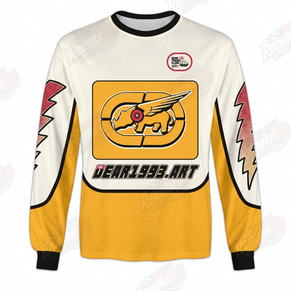 Ecko Dear1993 Rhino vintage BMX racing jersey - front product view
