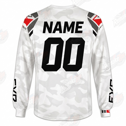 FXR Helium White Camo vintage VMX racing jersey - alternate product view