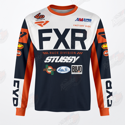 FXR Race Division Stussy vintage VMX racing jersey - product view