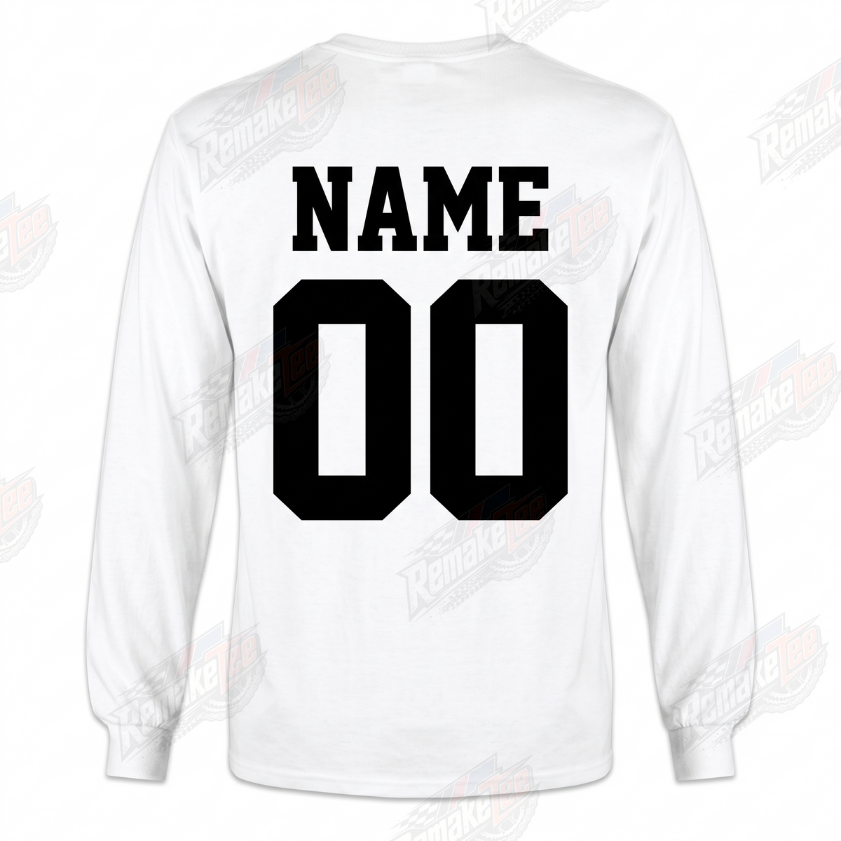 Factory Zeronine White vintage BMX racing jersey - alternate product view