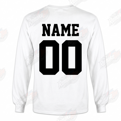 Factory Zeronine White vintage BMX racing jersey - alternate product view
