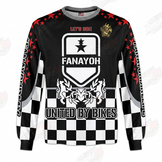 Fanayoh United By Bikes vintage BMX racing jersey - product view