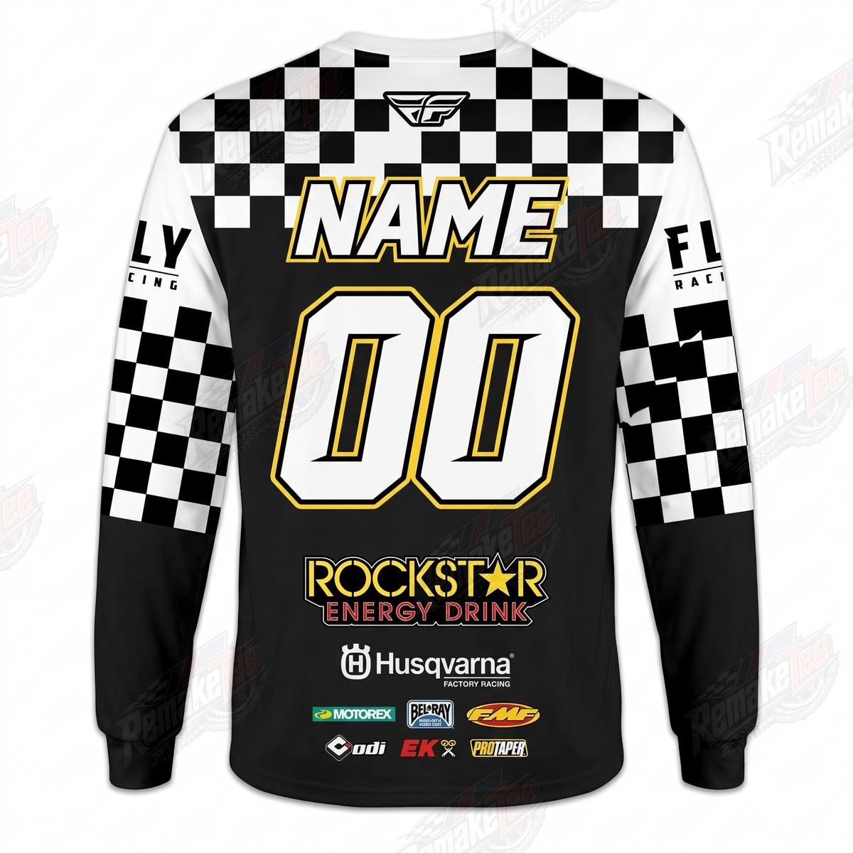 Fly Racing Husqvarna Rockstar Energy vintage VMX racing jersey - alternate product view