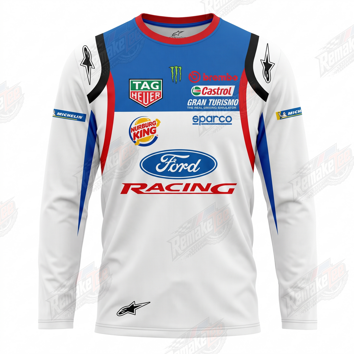 Ford Racing Gran Turismo vintage VMX racing jersey - product view