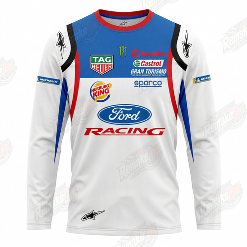 Ford Racing Gran Turismo vintage VMX racing jersey - product view