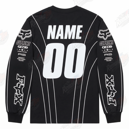 Fox Supreme Factory Team Black vintage VMX racing jersey - alternate product view