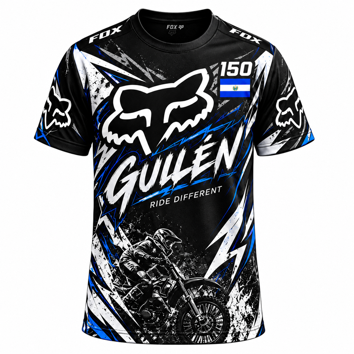 Fox X El Salvador vintage VMX racing jersey - product view