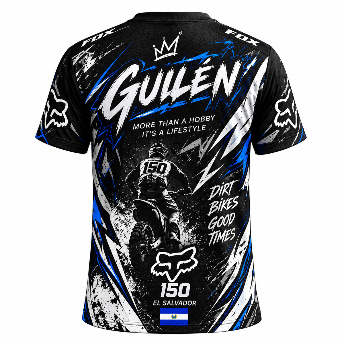 Fox X El Salvador vintage VMX racing jersey - alternate product view