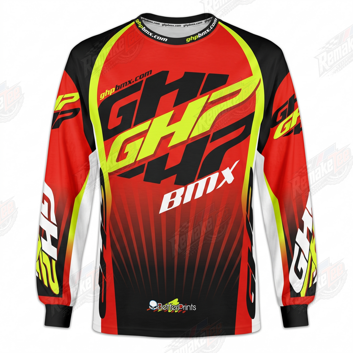 GHP BMX vintage racing jersey - product view