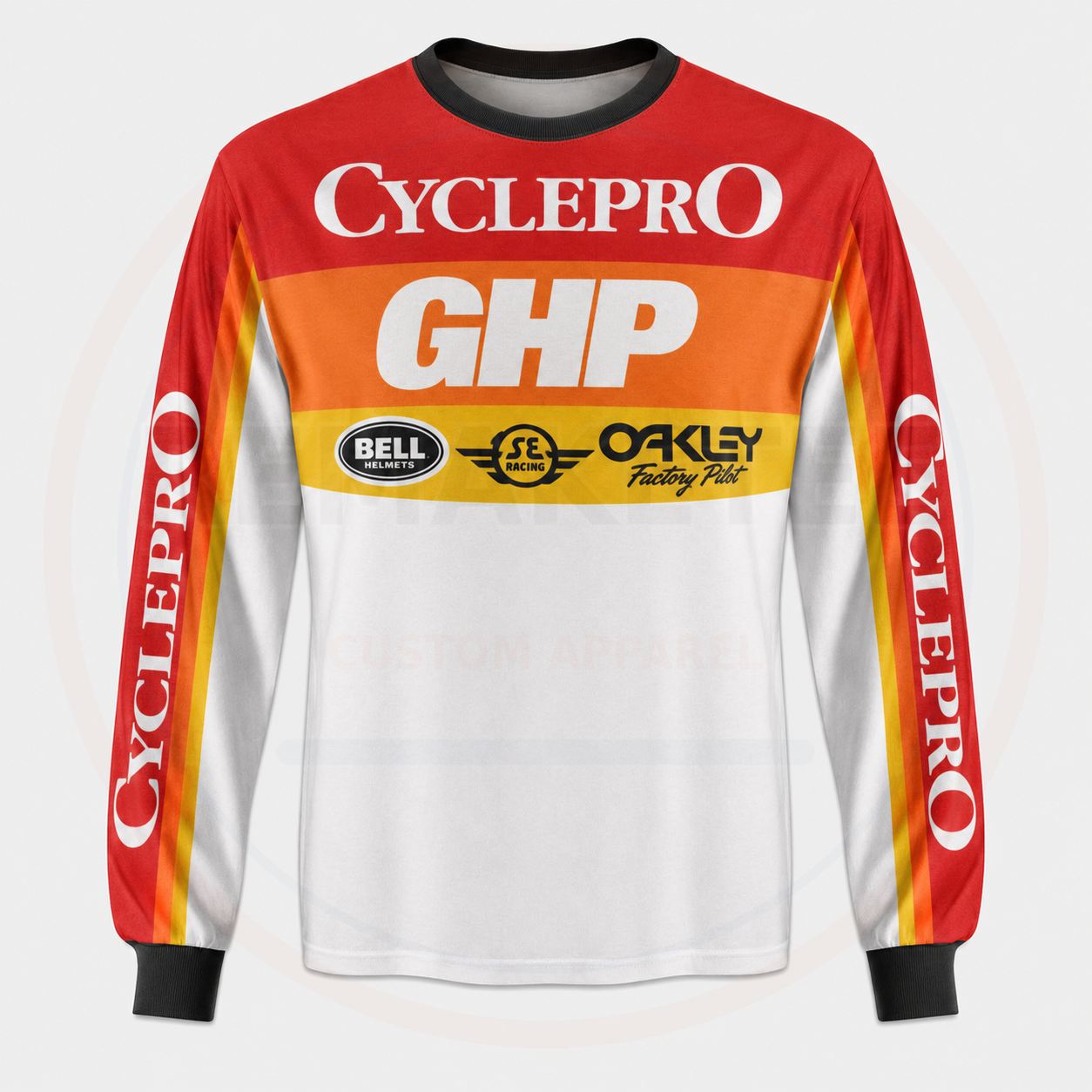 RemakeTee GHP Cyclepro Bell SE Oakley Custom Vintage Retro BMX Racing Jersey 978