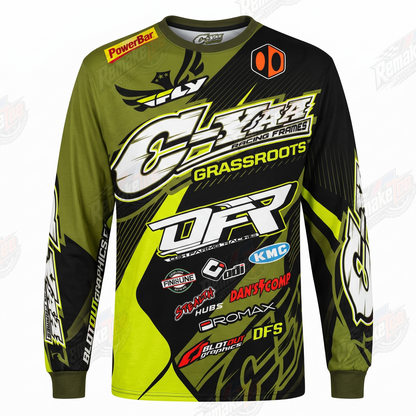 GHP Racing Frames Grassroots vintage BMX racing jersey - product view