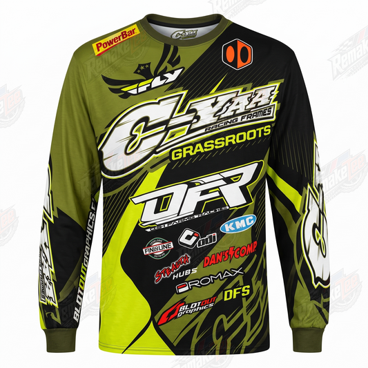 GHP Racing Frames Grassroots vintage BMX racing jersey - product view