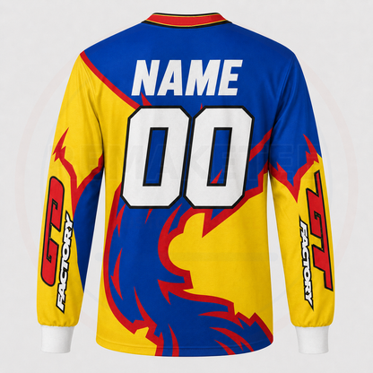 RemakeTee GT Axo Shimano Dyno WD-40 Custom Vintage Retro BMX Racing Jersey 977
