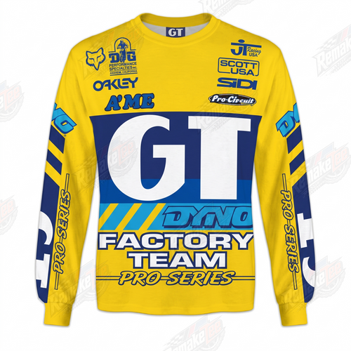 GT Dyno Factory Team Pro Series vintage BMX racing jersey - product view