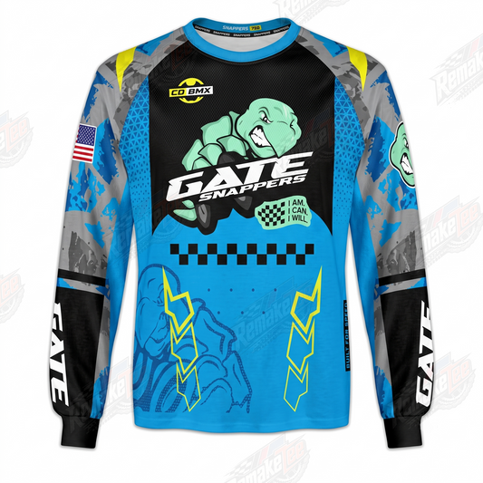 Gate Snappers vintage BMX racing jersey - product view