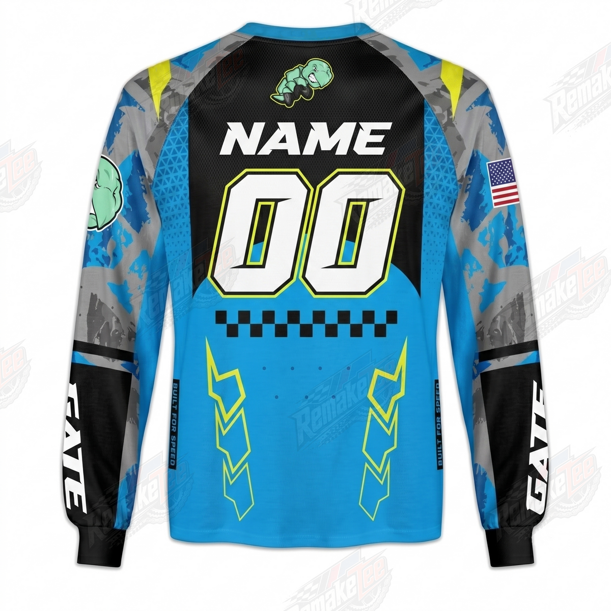 Gate Snappers vintage BMX racing jersey - alternate product view