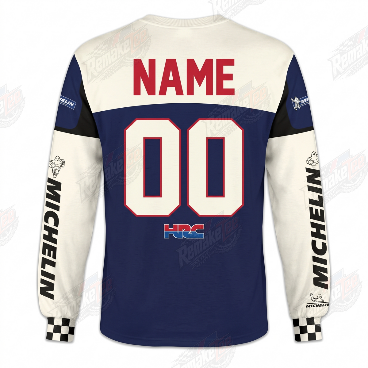 HRC Honda Racing Silver Master Repsol vintage VMX racing jersey - alternate product view
