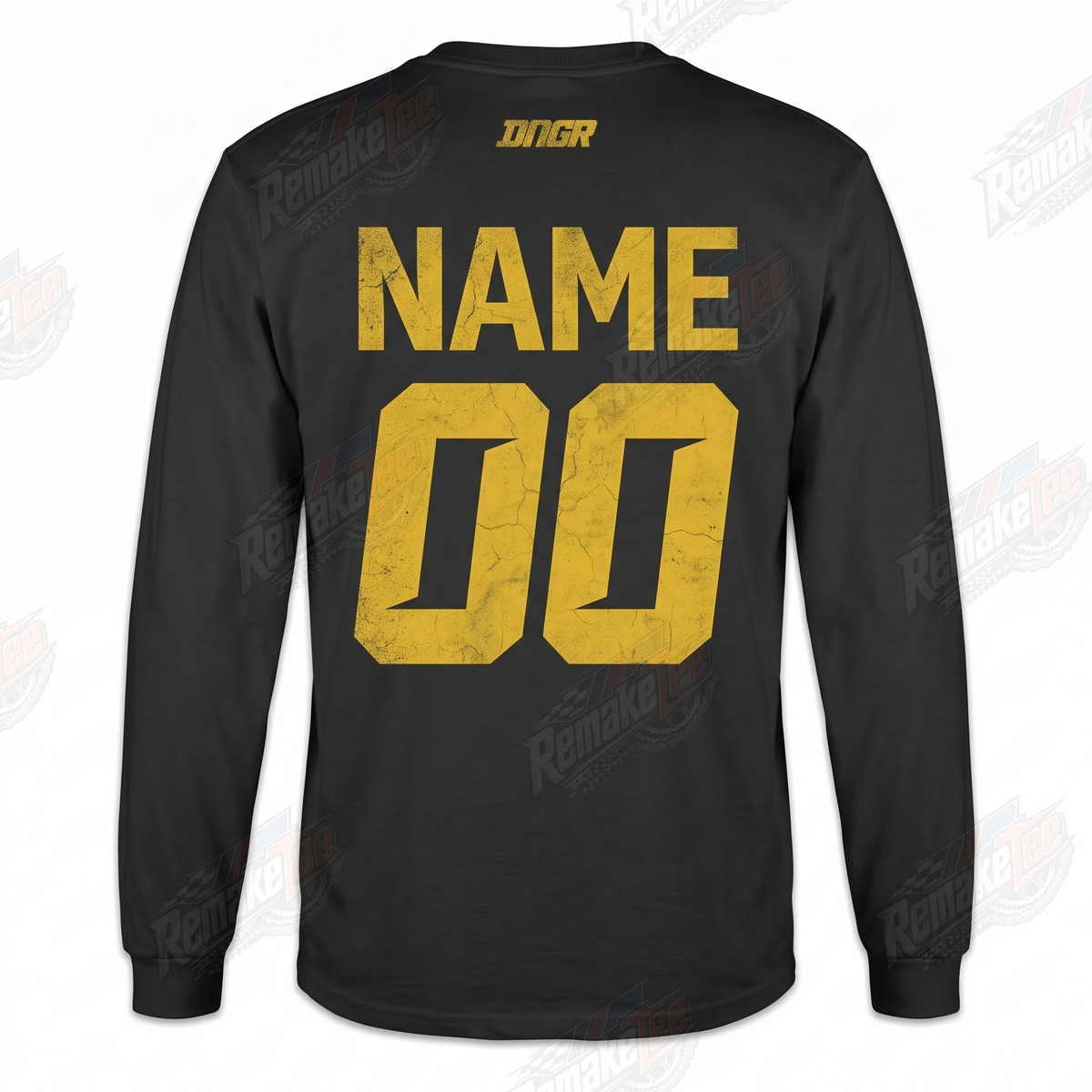 Haiden Deegan 2025 Champion Black Gold vintage VMX racing jersey - back product view