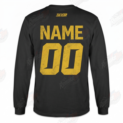Haiden Deegan 2025 Champion Black Gold vintage VMX racing jersey - back product view
