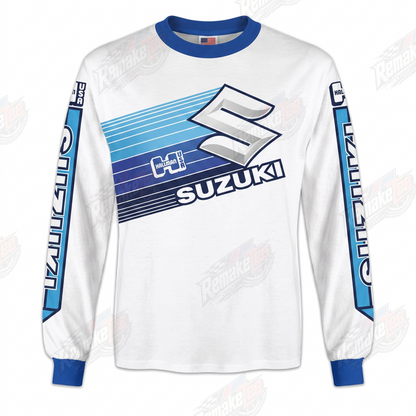 Hallman USA Suzuki vintage VMX racing jersey - product view