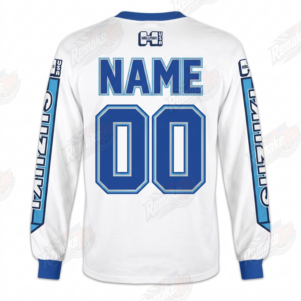 Hallman USA Suzuki vintage VMX racing jersey - alternate product view