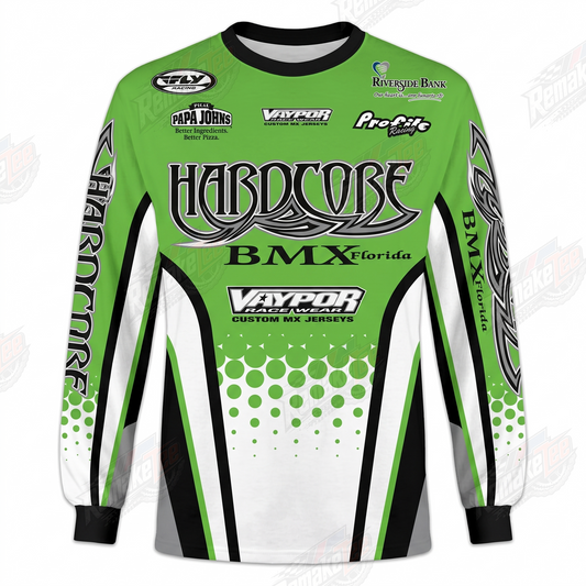 Hardcore BMX vintage racing jersey - product view