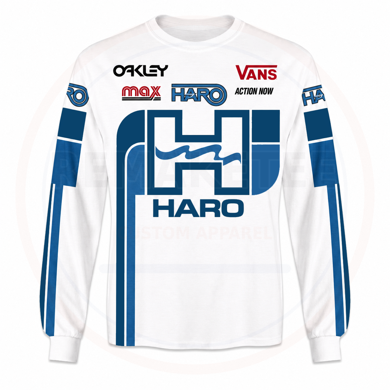 RemakeTee Haro Max Oakley Vans Custom Vintage Retro BMX Racing Jersey 974
