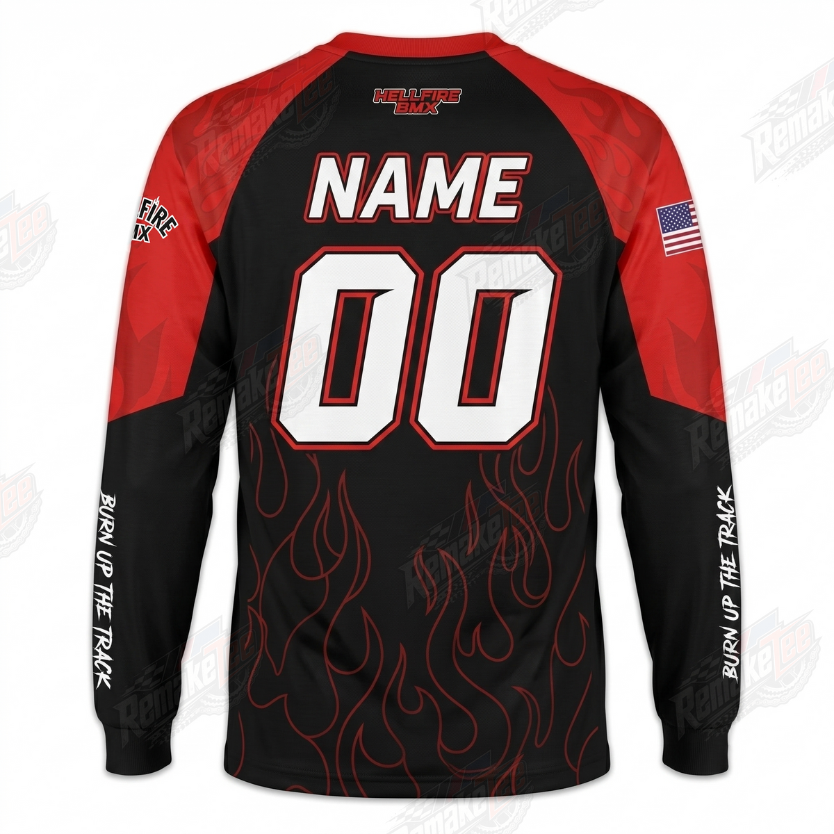 Hellfire BMX vintage racing jersey - alternate product view