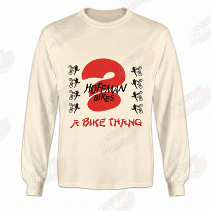 Hoffman Bikes A Bike Thing Cream vintage BMX racing jersey - front view