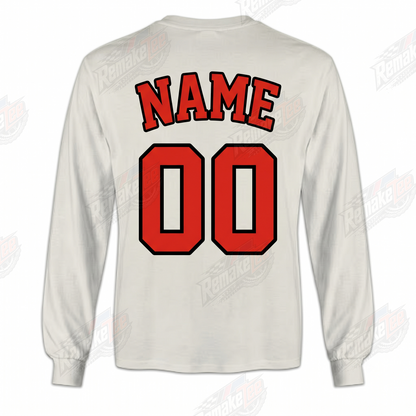 Hoffman Bikes Condor Red Flames vintage BMX racing jersey - back view